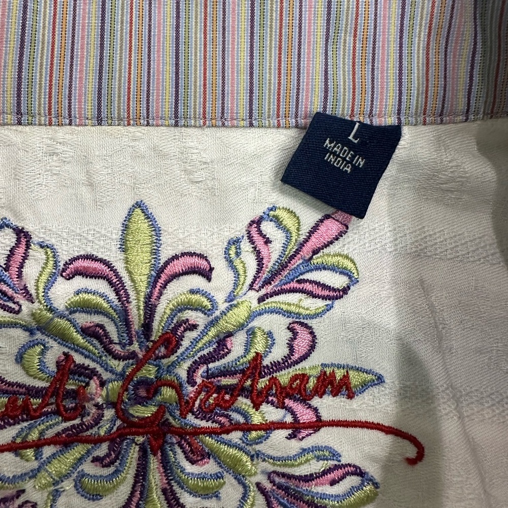 Robert Graham Multicolor Striped Button Down Shirt - Picture 7 of 7